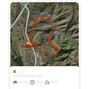 Un mapa 3D con una polilínea naranja que muestra una ruta de una actividad de Strava.